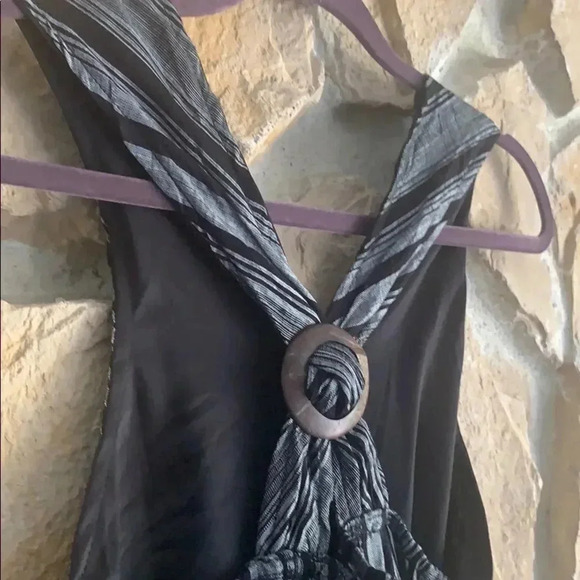 Bailey Black and Silver Cropped Jumpsuit - Picture 8 of 10